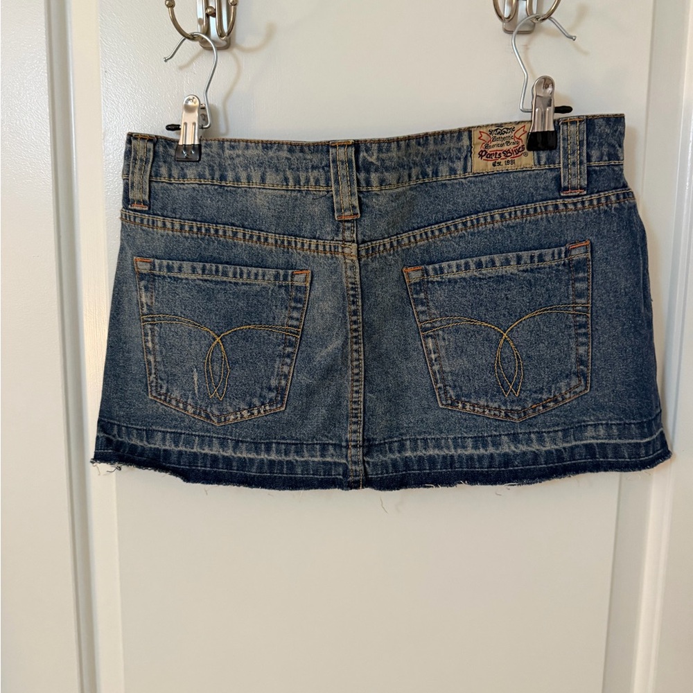 Paris Blues Denim Mini Skirt - Picture 2 of 5